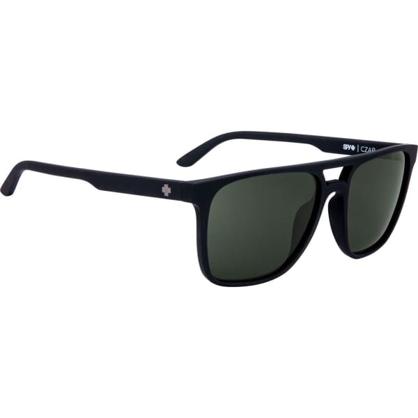 Lunette de soleil lifestyle SPY CZAR SOFT MATTE BLACK HAPPY GRAY GREEN
