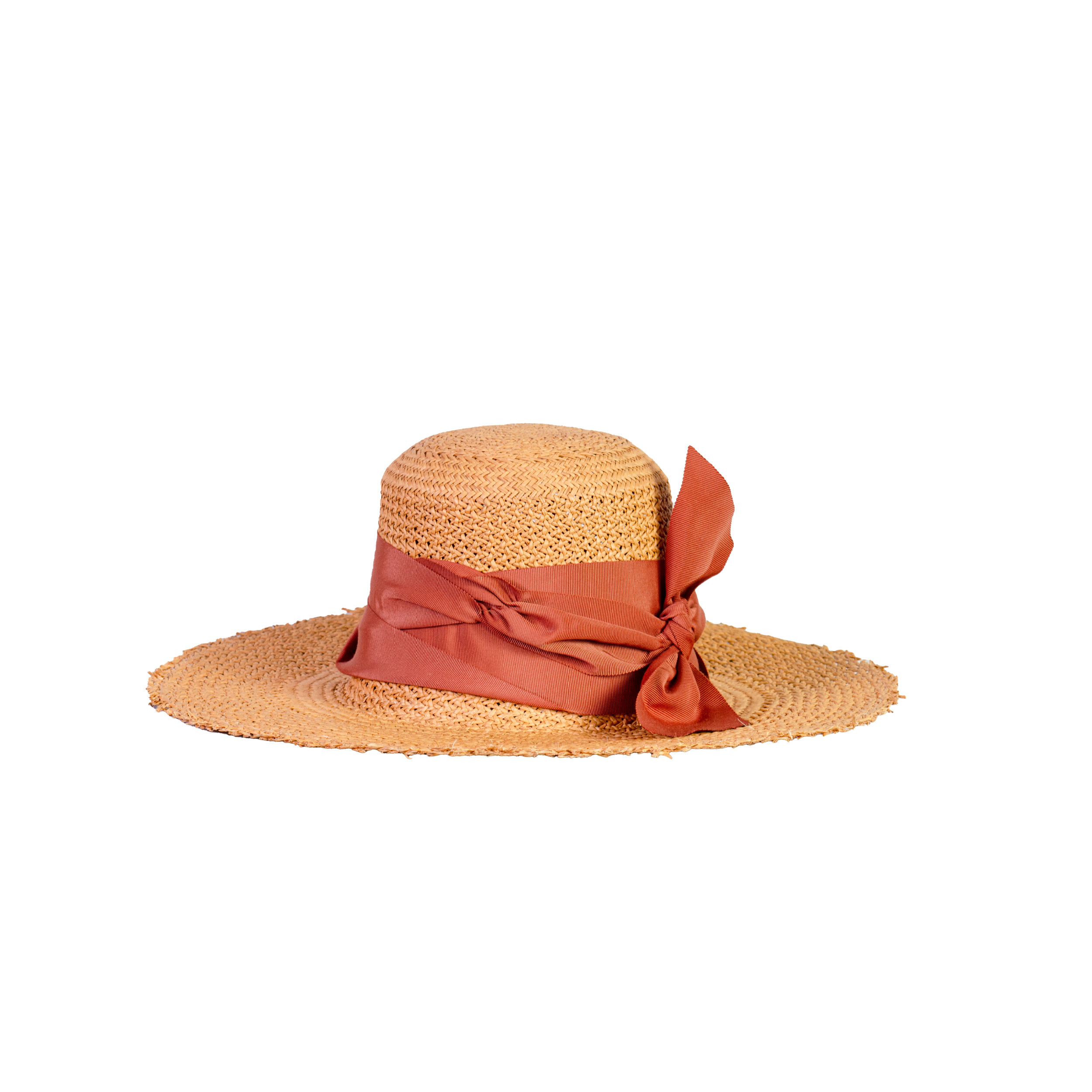 Chapeau Panama texturé à haute calotte