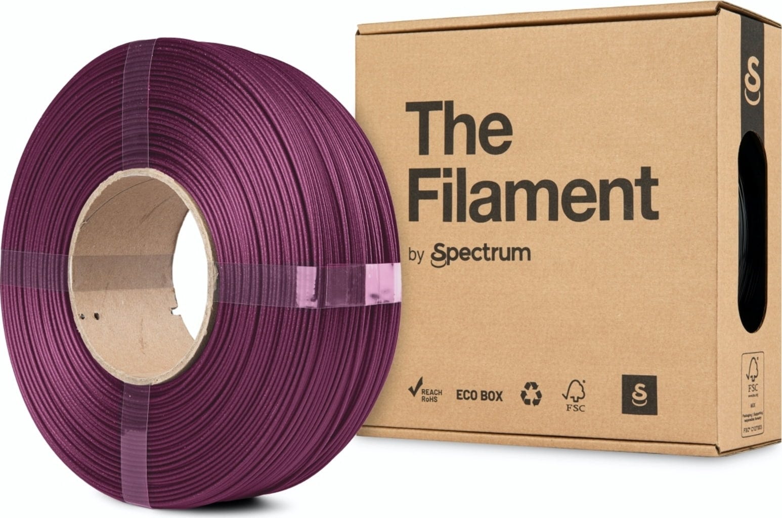 The Filament  ReFill PLA CF Violet, 1,75 mm / 1000 g    Kohlefaserverstärktes PLA ohne Spule in Violet