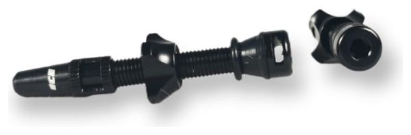 Paire de Valves Tubeless Ice Airflow 44mm Noir