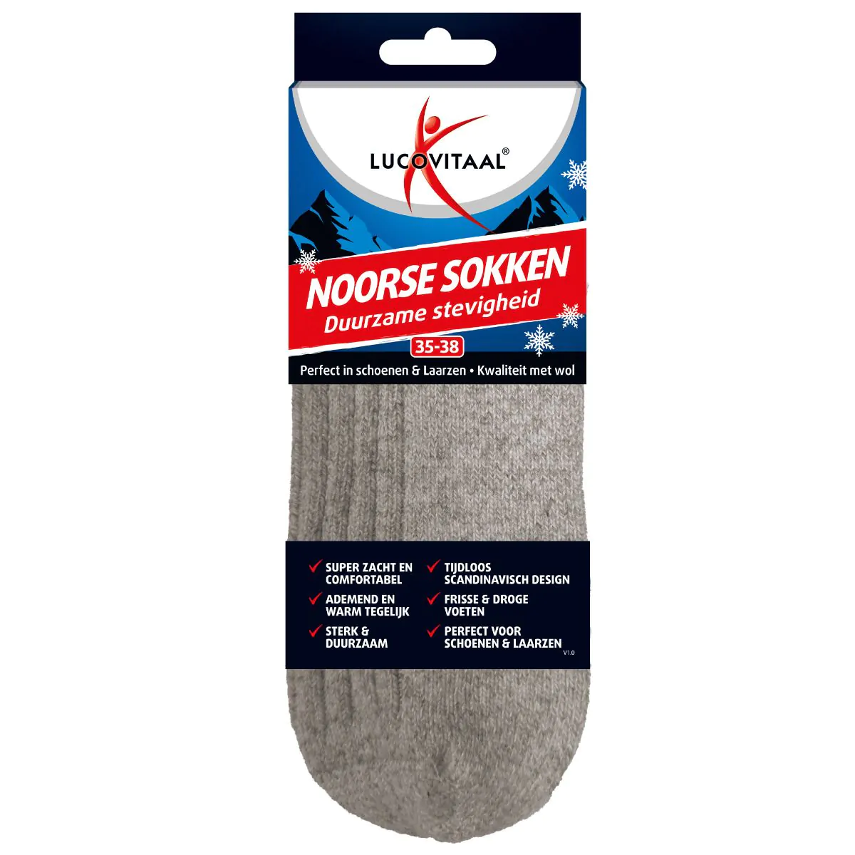 Noorse sokken 3 paar