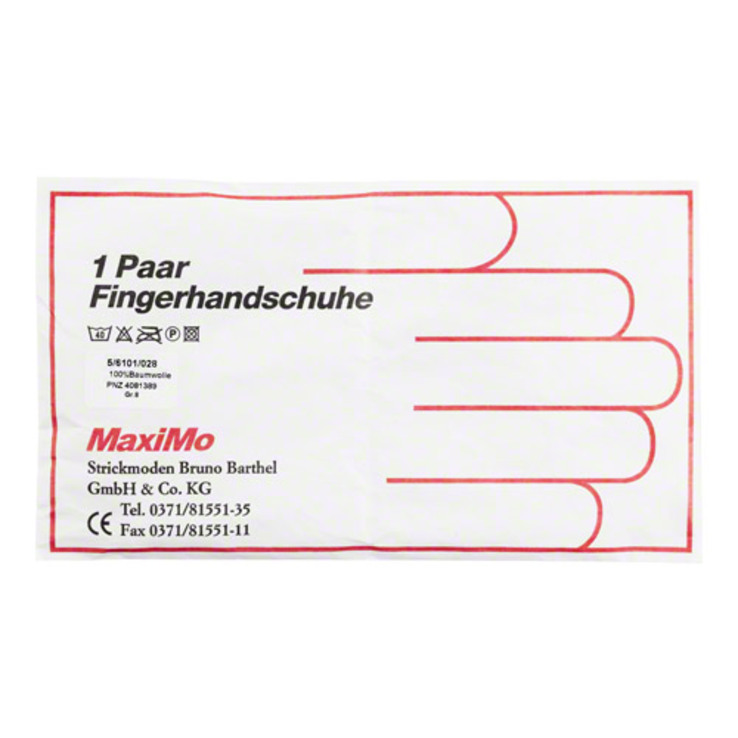 Handschuhe Baumwolle Größe 8 stärk. Material, 2 St