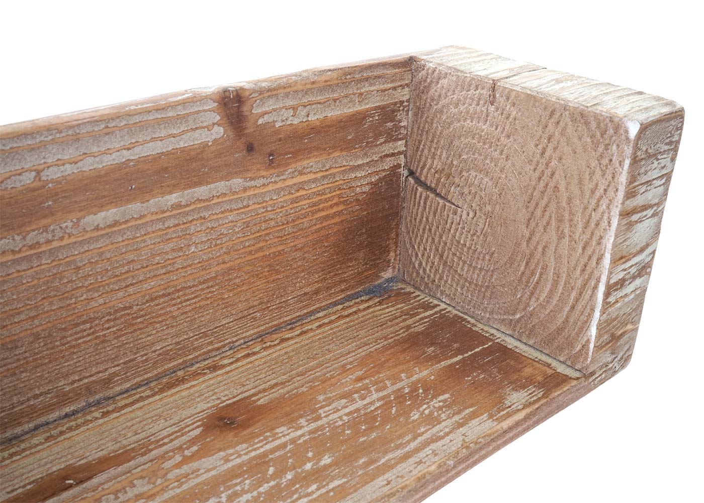 Wandregal MCW-A15, Hängeregal Bücherregal, Tanne Holz rustikal massiv MVG-zertifiziert ~ 60cm