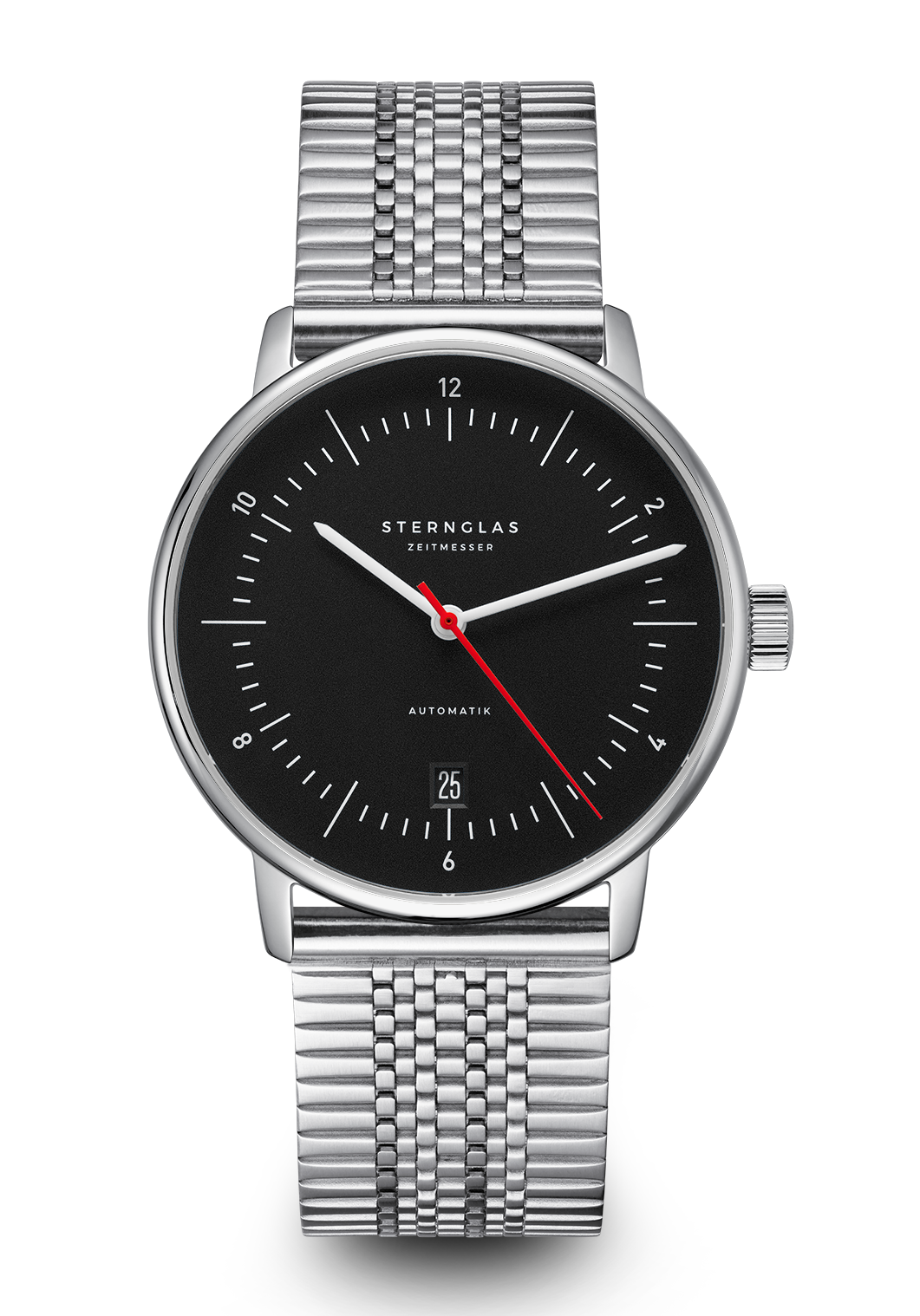 Sternglas Naos Automatik 38mm Schwarz S02-NA43-ME08