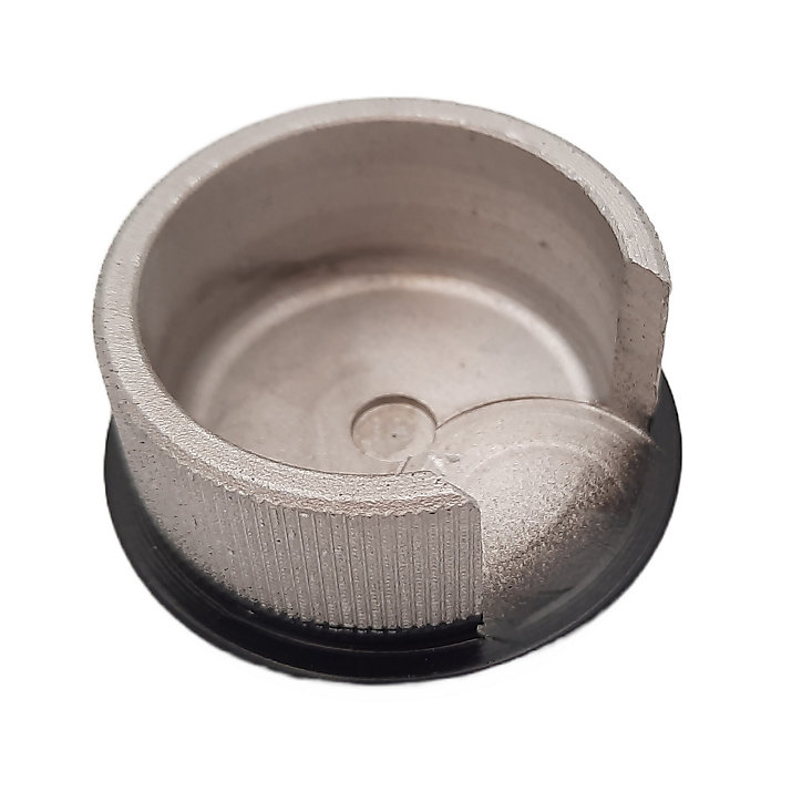 Embout de rampe d'escalier FORTIA aluminium noir
