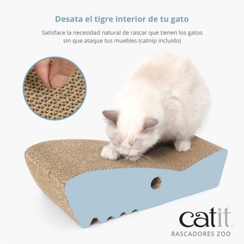 Arranhador para Gatos Zoo 2 em 1 em Formato de Elefante, Rosa