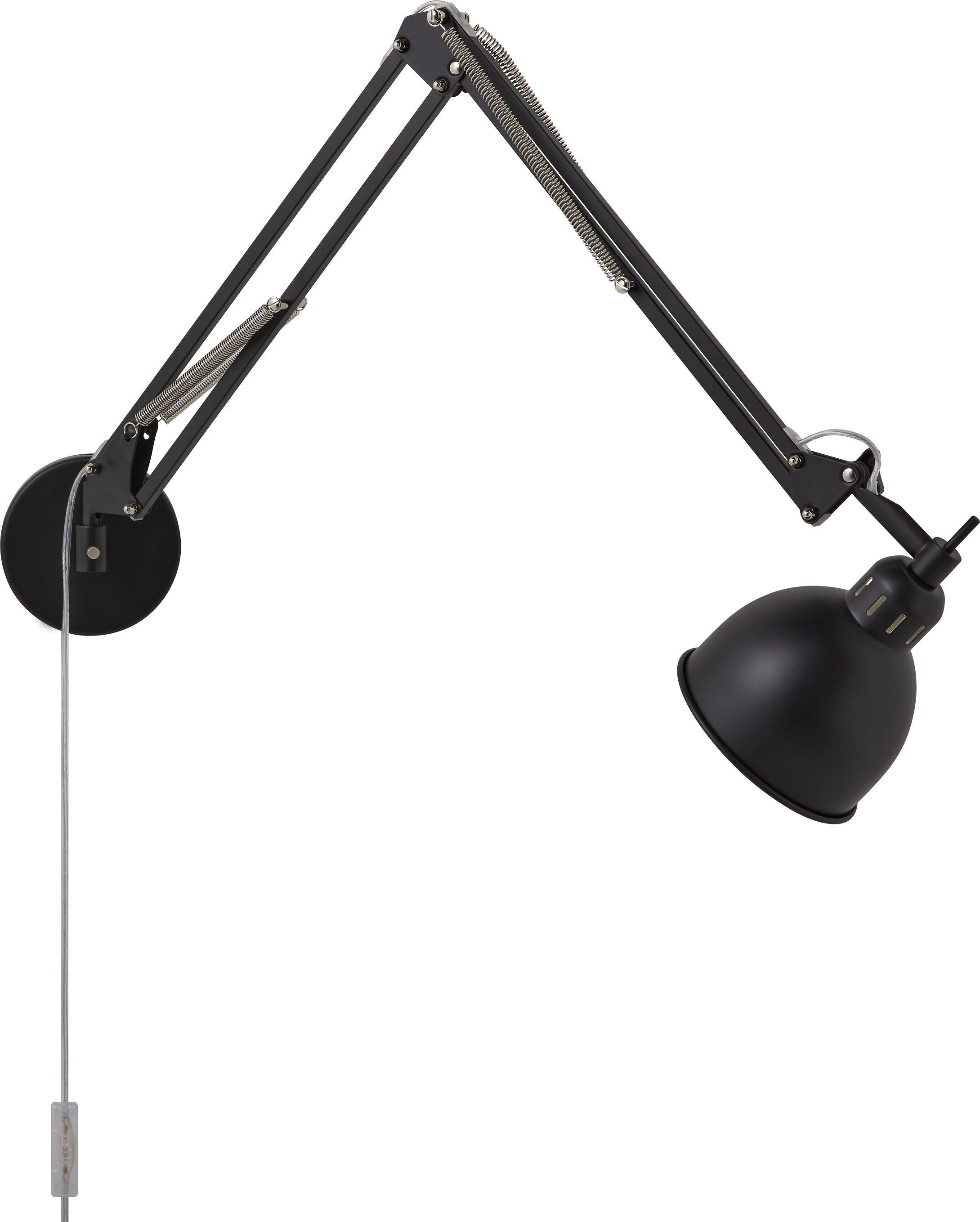 TRENTO Wand-/Tischleuchte - Schwarz / B: 13.5 cm x T: 13.5 cm x H: 85.0 cm