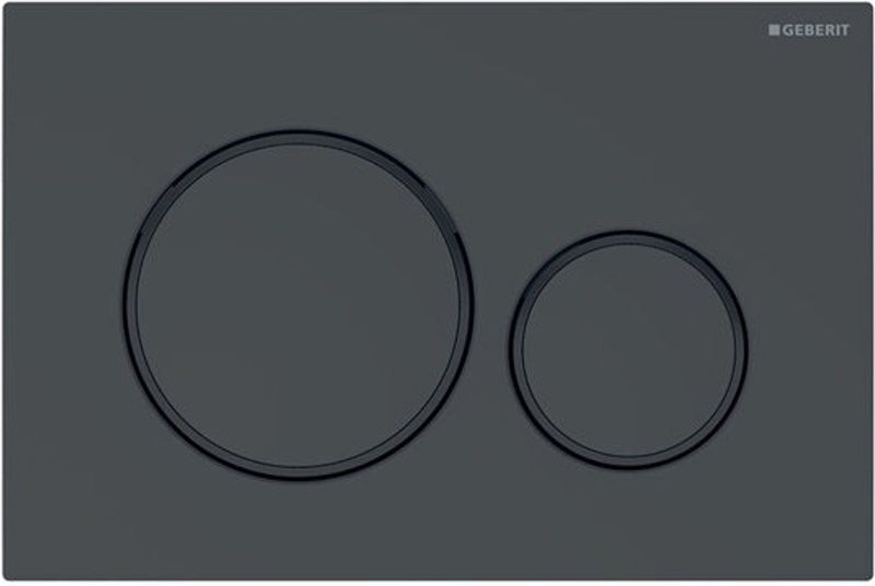 Geberit - Sigma 20 - Bedieningsplaat - Zwart