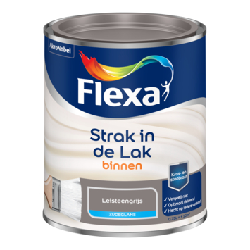 Flexa Strak in de Lak binnenlak zijdeglans leisteengrijs 750 ml