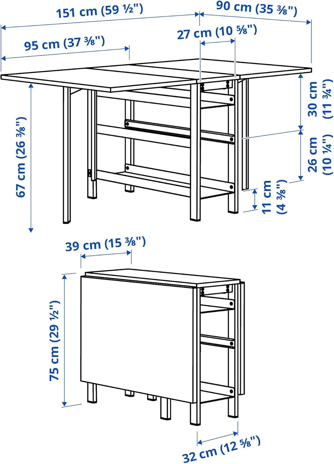 ProTuning VIHALS/VIHALS Tisch und 4 Stühle, Tortisch weiß/weiß Tibbleby beige-grau, 39/95/151x90cm