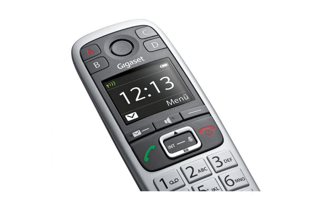 Schnurlostelefon E560 Schwarz/SilberDas Grosstastentelefon Gigaset E560 - Grosser Anspruch, einfache Bedienung