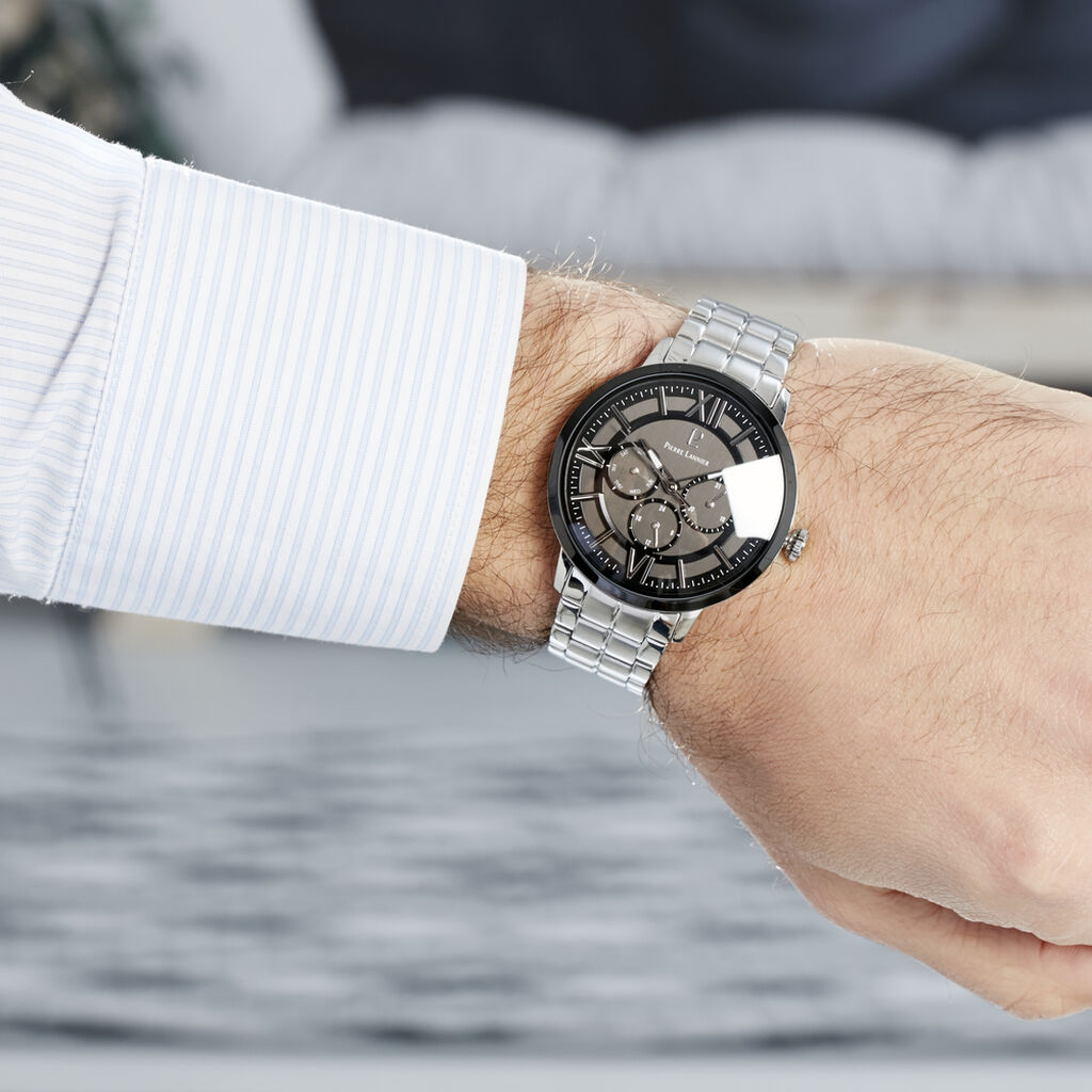 Montre Pierre Lannier Collection Beaucour Noir