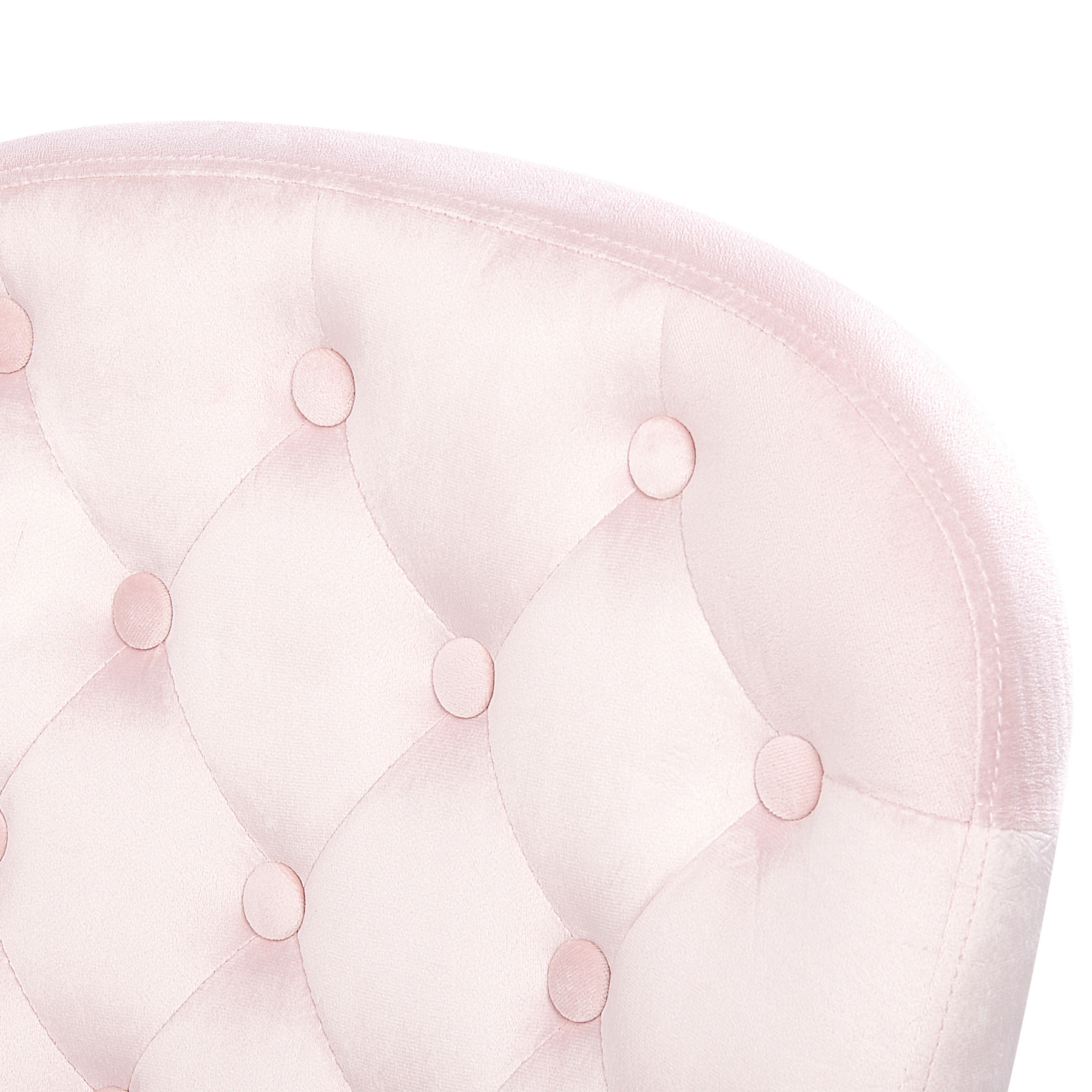 Beliani - PRINCESS - Bureaustoel - Roze - Fluweel