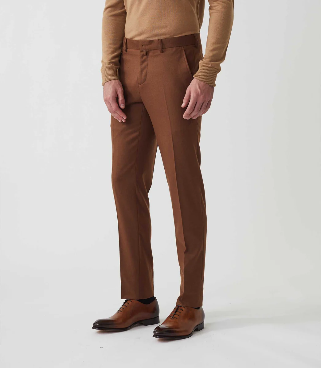 Pantalon ville tabac 