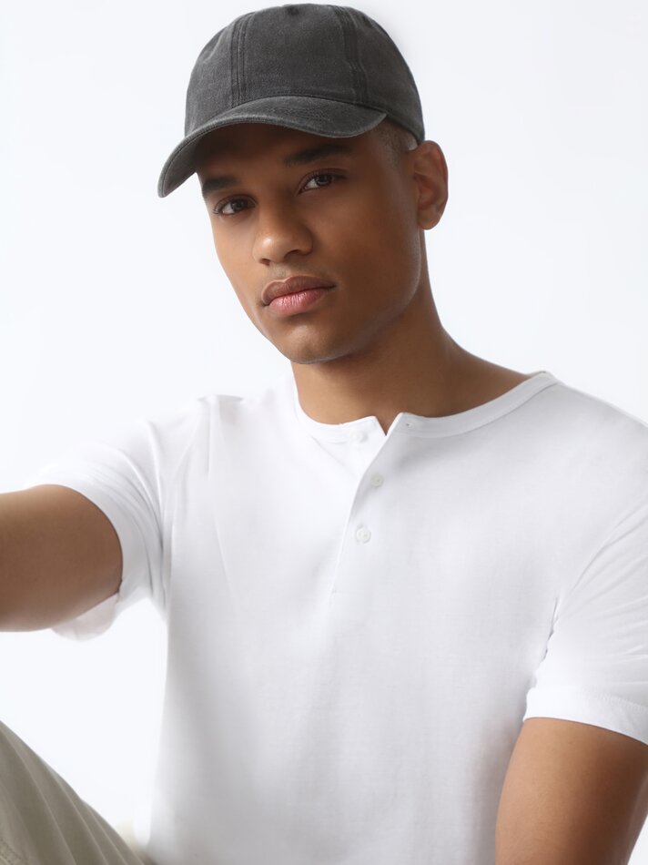 Camiseta com gola Baker - Off-white
