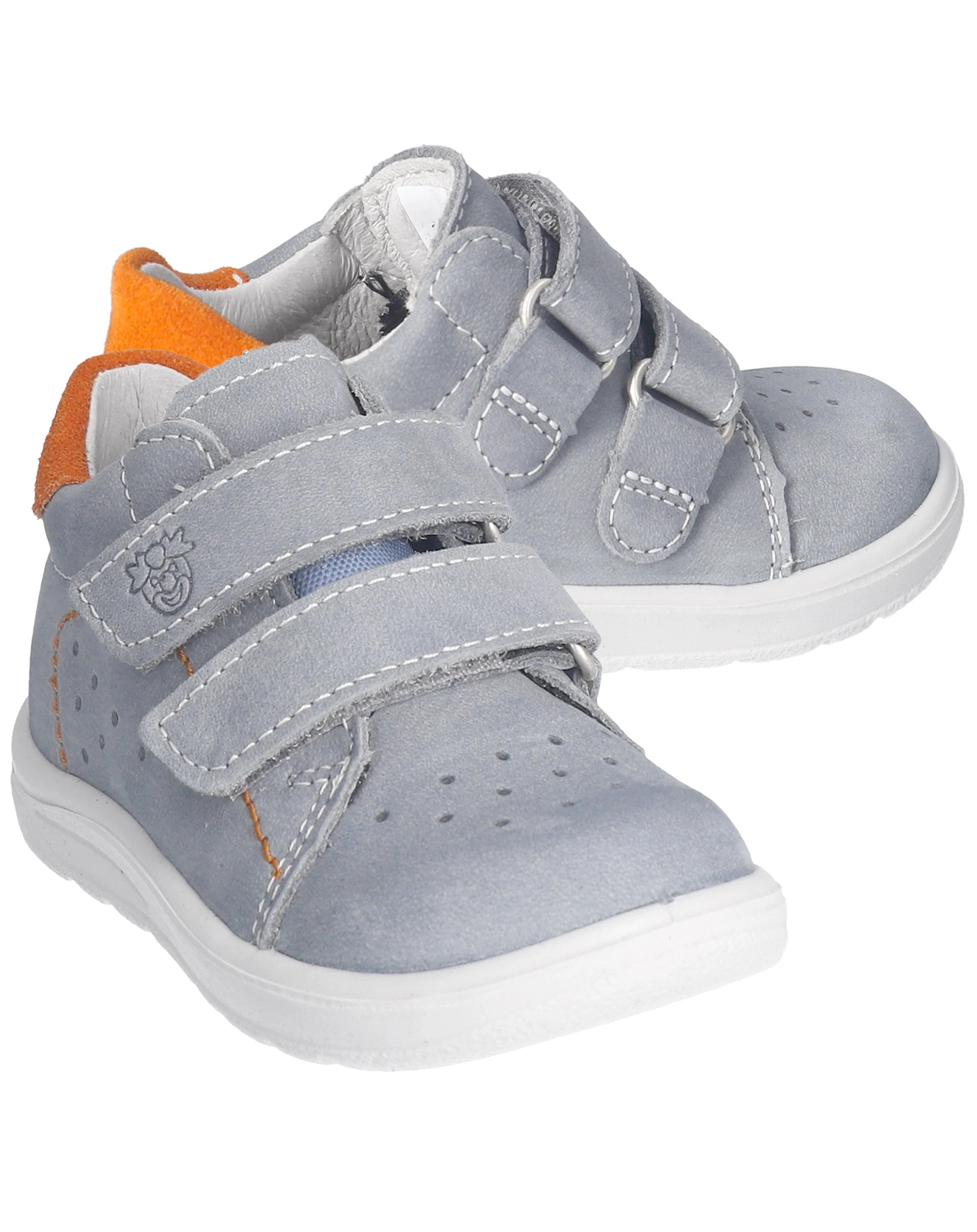 Klett-Lauflernschuhe LAAS in calcite/orange