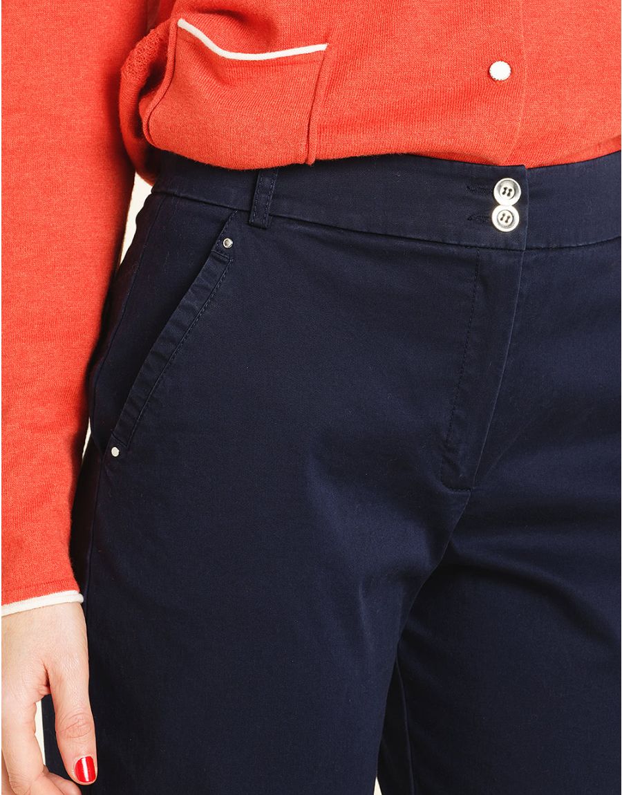Pantalon chino marine