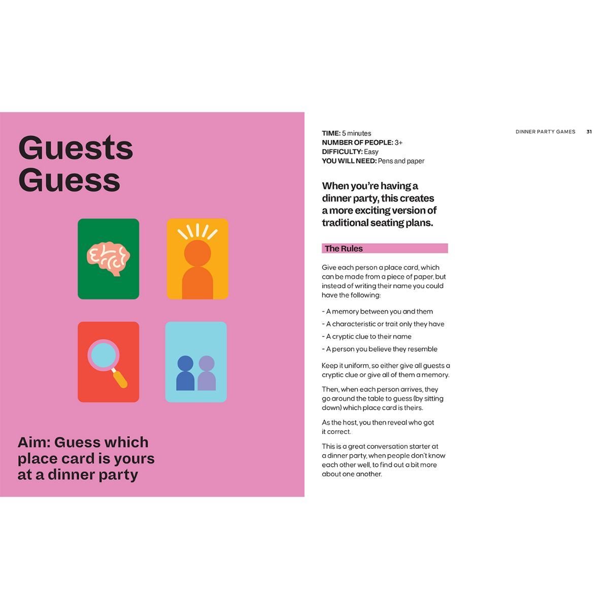 Game On: Ice Breakers, Memory Games, Wordplay and Everything in Between (Hardback)
