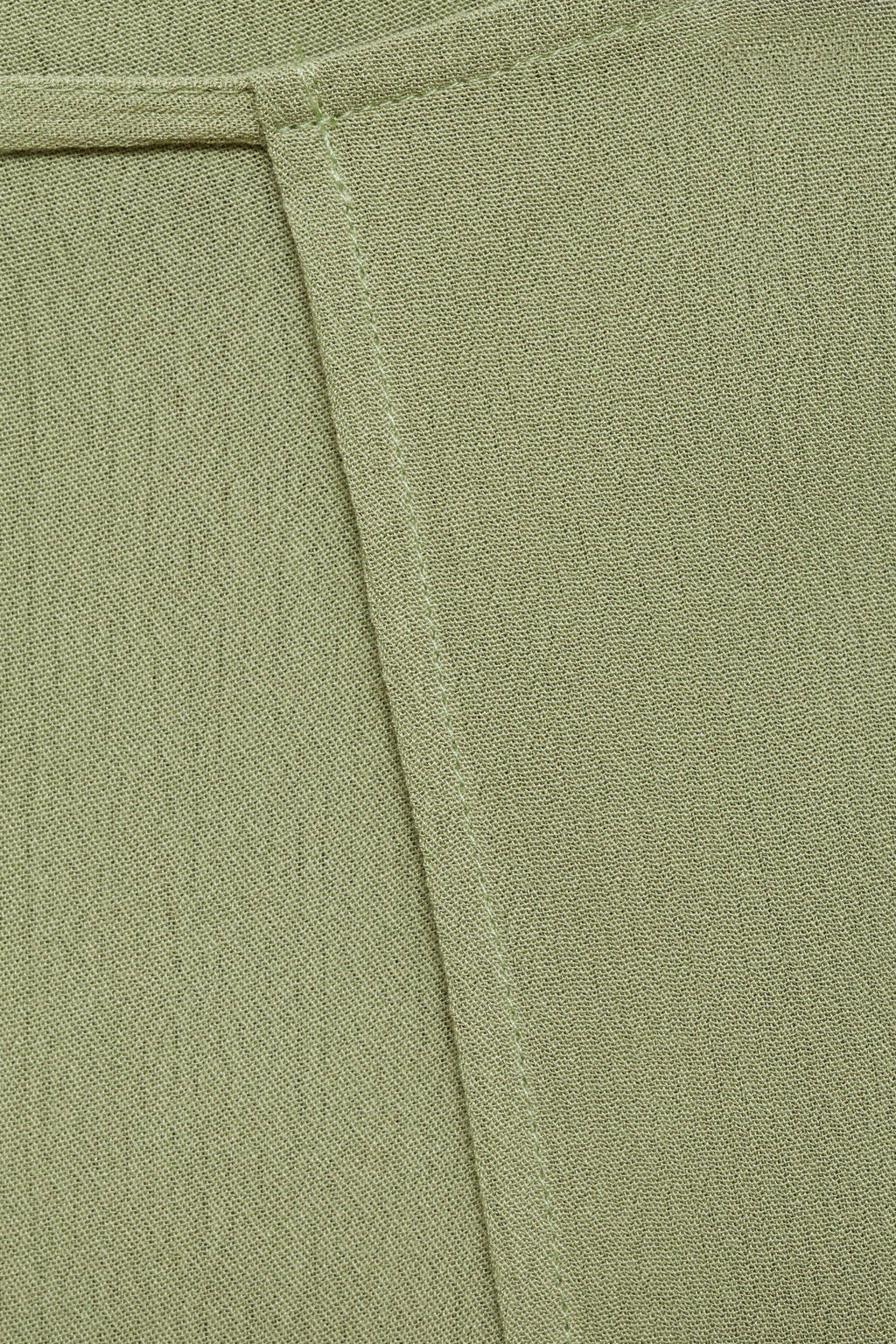 MANGO TEEN wide leg broek beige - kaki