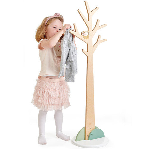 Tender leaf toys kinderkapstok bos
