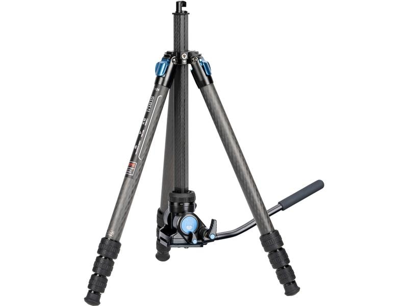 Sirui Stativ ST-124 Superb Travel mit VA-5 Videokopf Leichtes und kompaktes Dreibeinstativ mit präzisem Videokopf