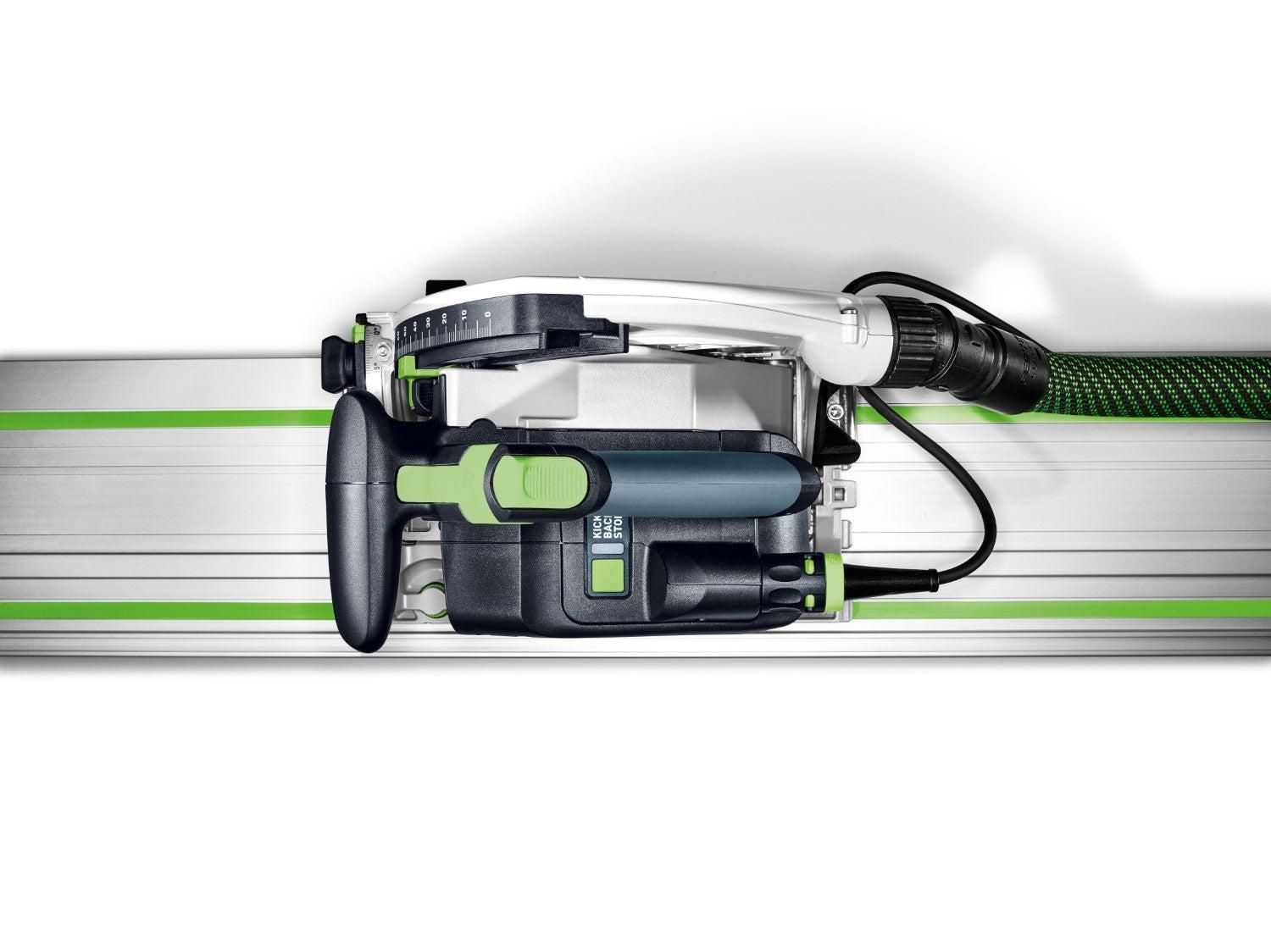 Festool TS 60 KEBQ-Plus-FS Invalzaag in Systainer met FS 1400/2 Geleiderail - 577417
