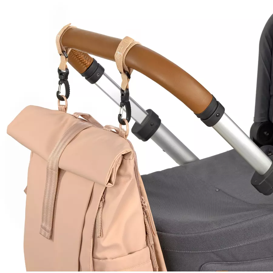 LÄSSIG Wickelrucksack Rolltop Up Backpack peach rose