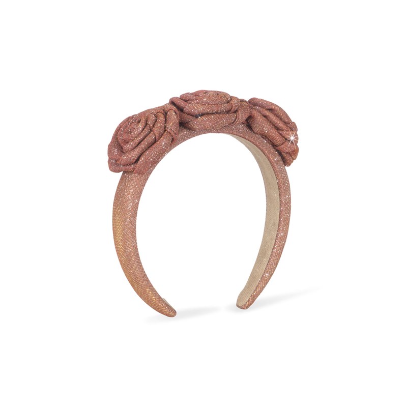 Konges Sløjd<br>Hårbøjle Rose Glitter