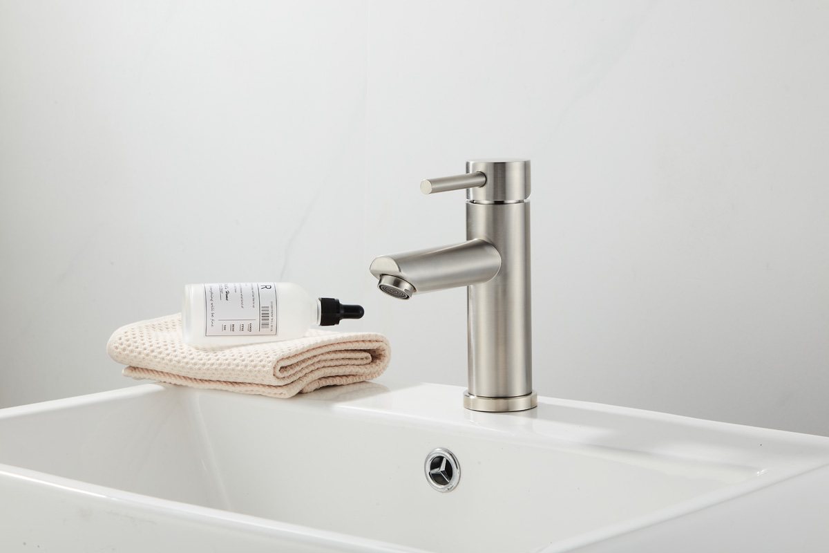 Saniclear Exclusive 304-RVS wastafelkraan eenhendel