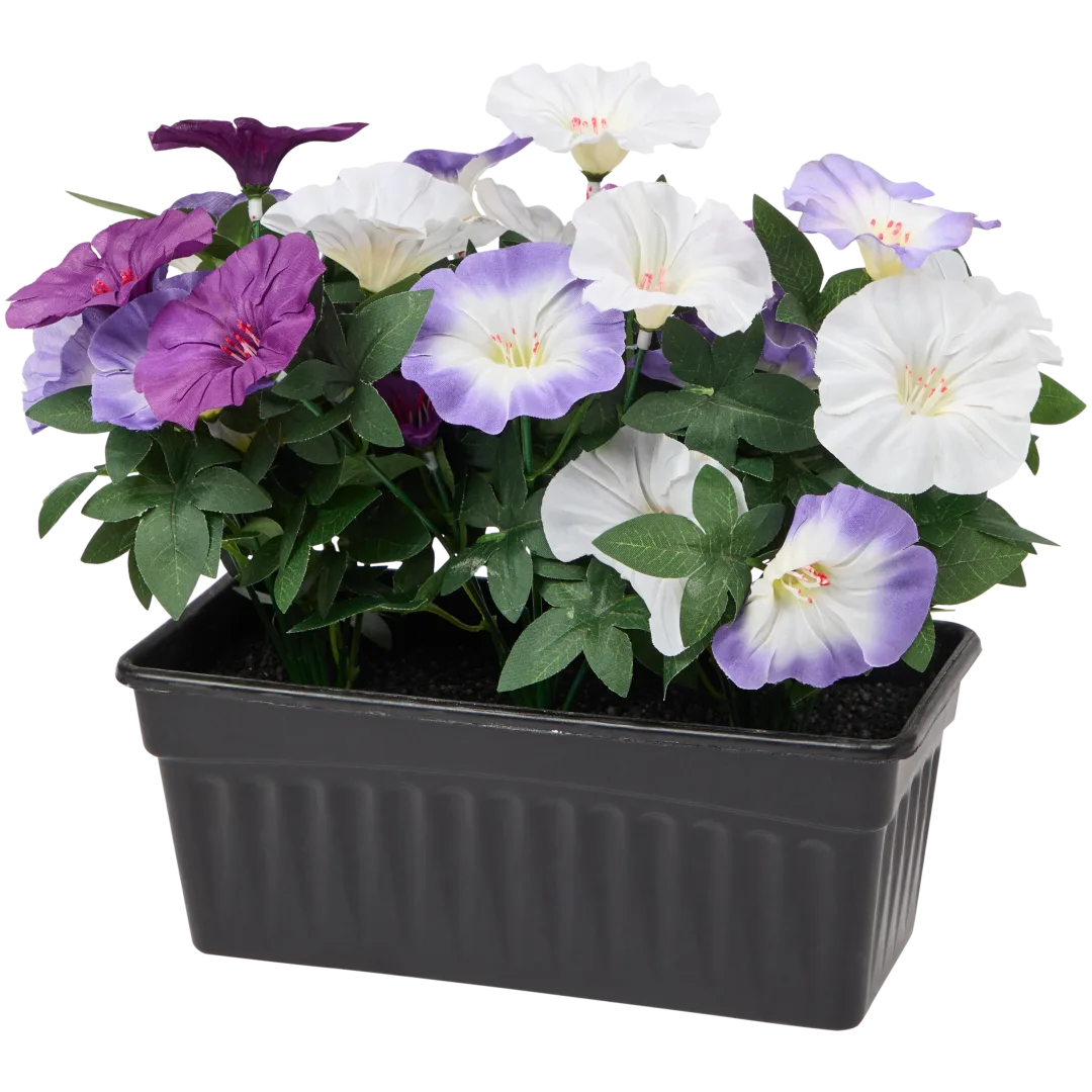 Kunstbloemen in bak Diverse varianten