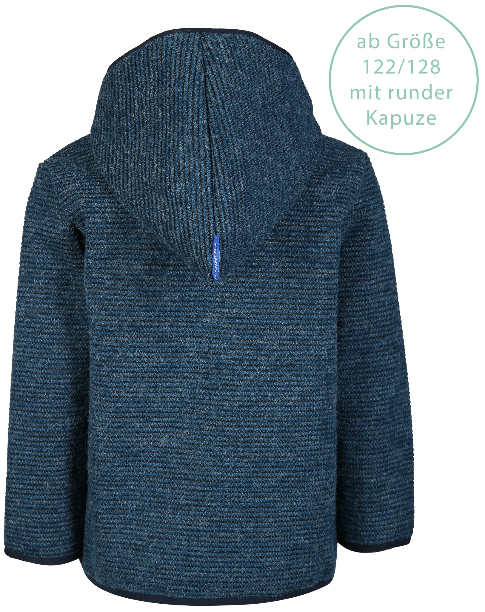 Strick-Softshelljacke TONTTU WIND in blue melange