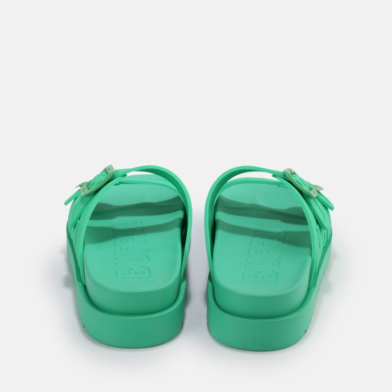 Eve Sol sandales à plateforme véganes, vert