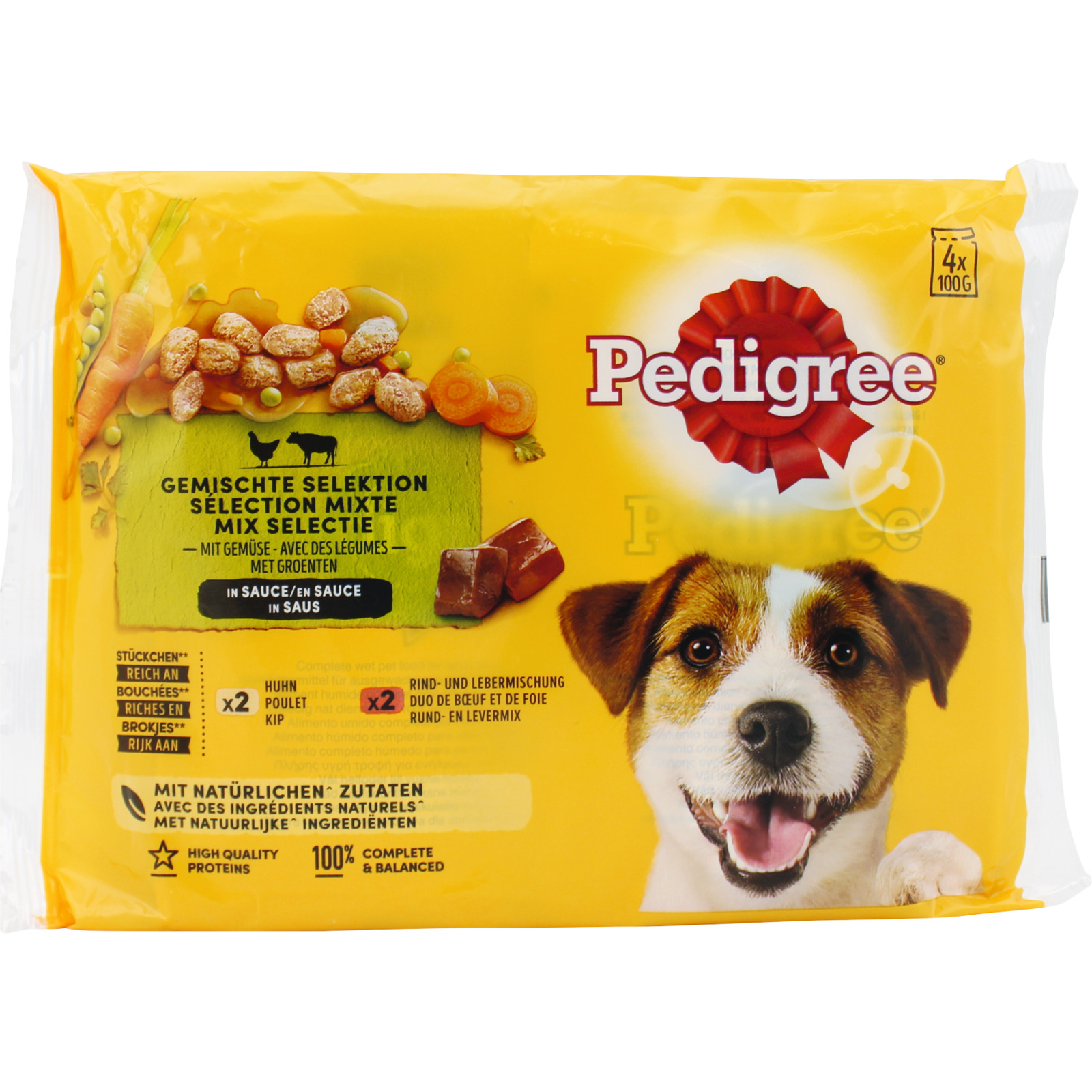 Pedigree Gemischte Selektion Sauce 4 x 100 g