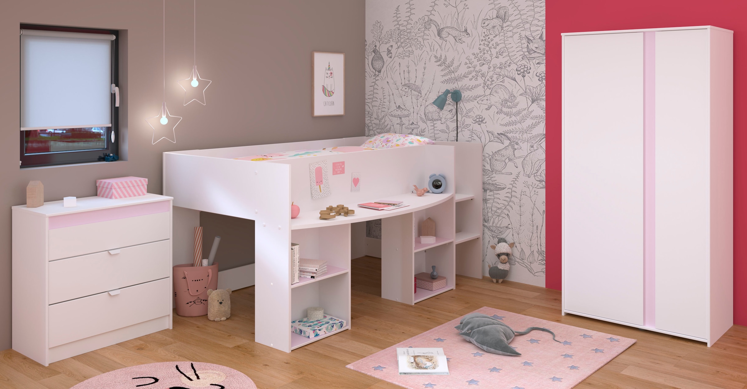 Parisot Jugendzimmer-Set »Pirouette 12« 3 Stk. tlg.