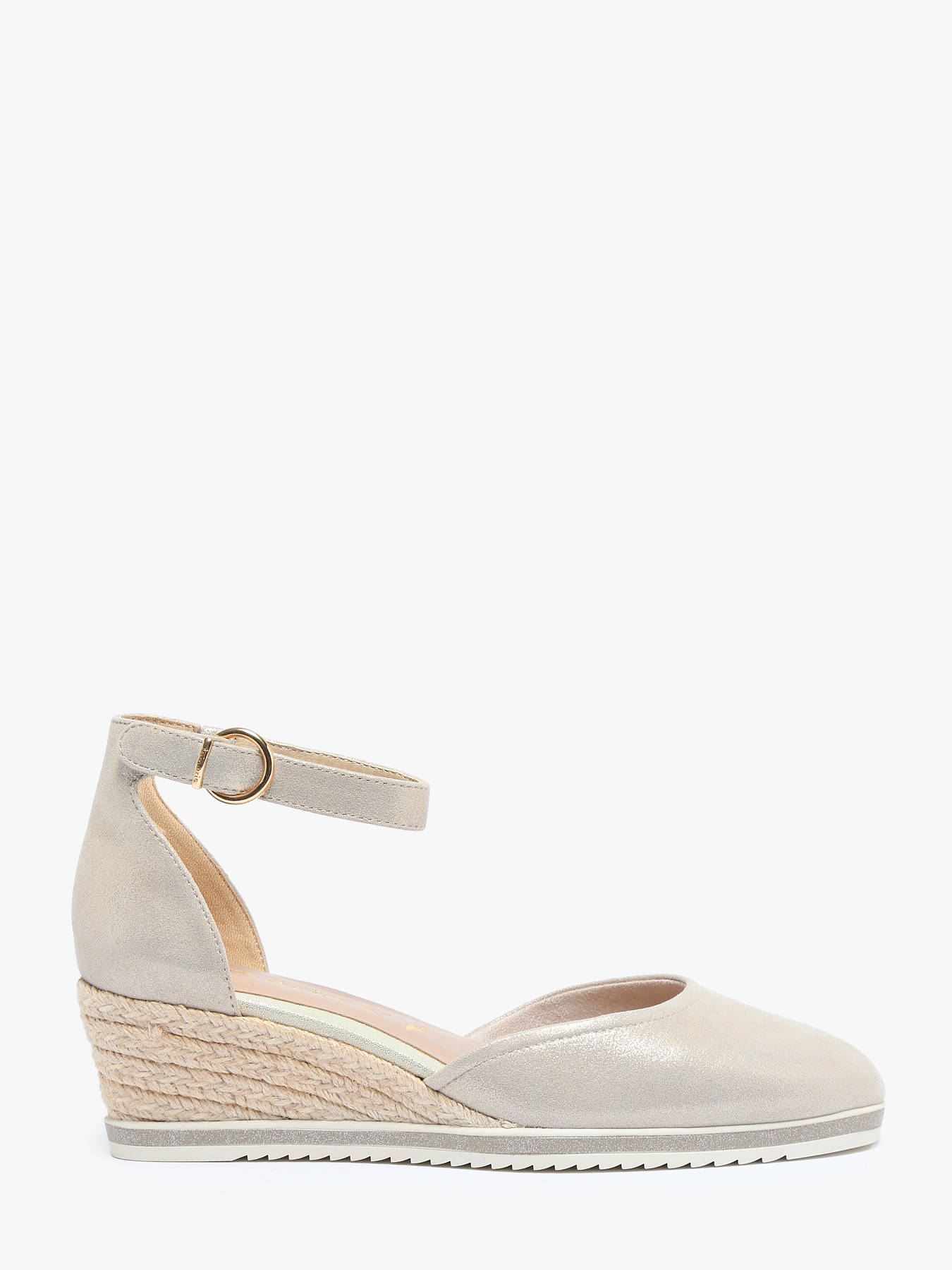 Escarpins semelle compense en cuir TAMARIS
