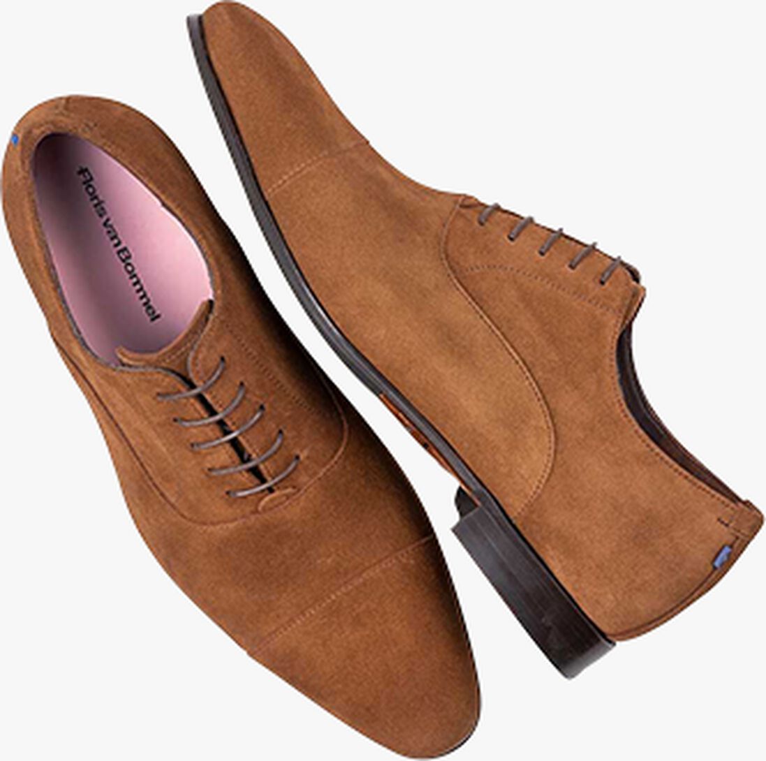 FLORIS VAN BOMMEL bruine floris van bommel nette schoenen sfm-30110