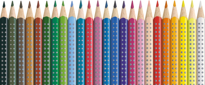 (24er Set) Farbstift Colour Grip 2001 Dreikant Malstift (112424) - Assortiert