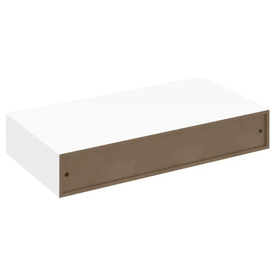 vidaXL - Wandplank - Wit - MDF