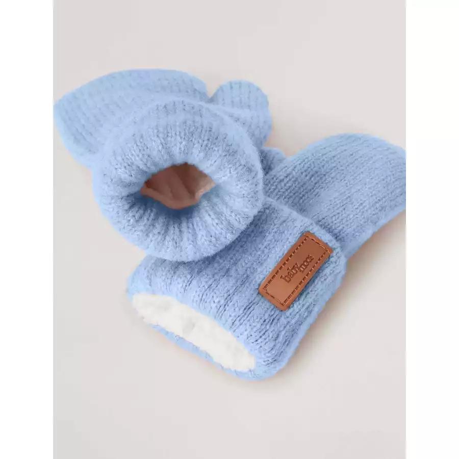 BabyMocs Handschuhe Vegan blau