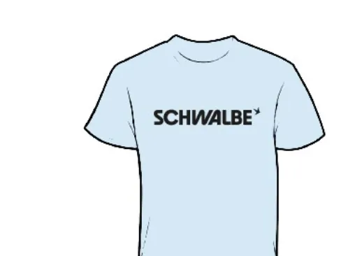 SCHWALBE Schwalbe T-shirt Sky Blue M Mænd