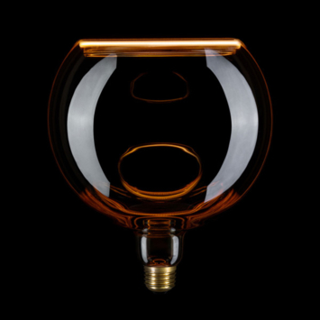 Led lichtbron globe 20cm E27 smoke 6W 2400LM 1900K dimbaar
