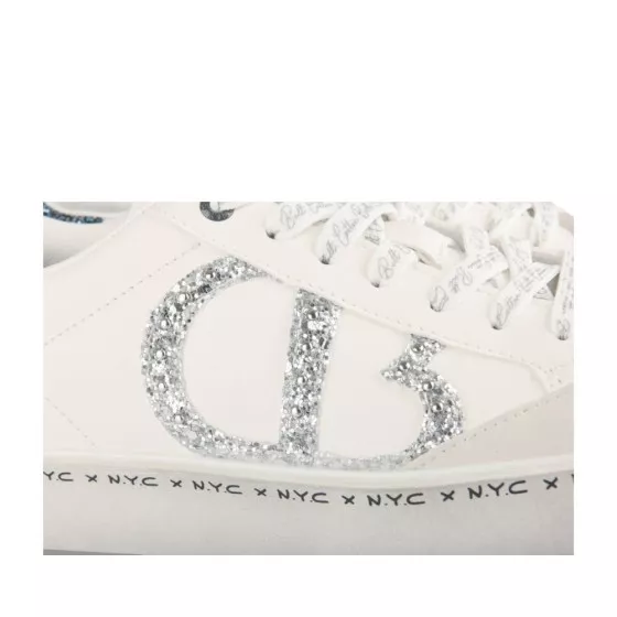 Baskets BLANC COTTON BELT