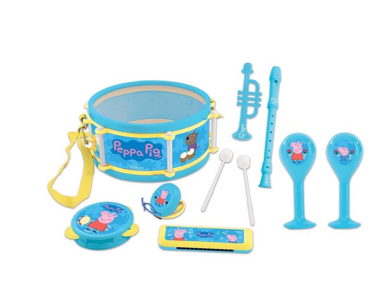 Lexibook Musikinstrument Peppa Wutz 7-teiliges Musikset Spielzeuginstrumente für Kinder
