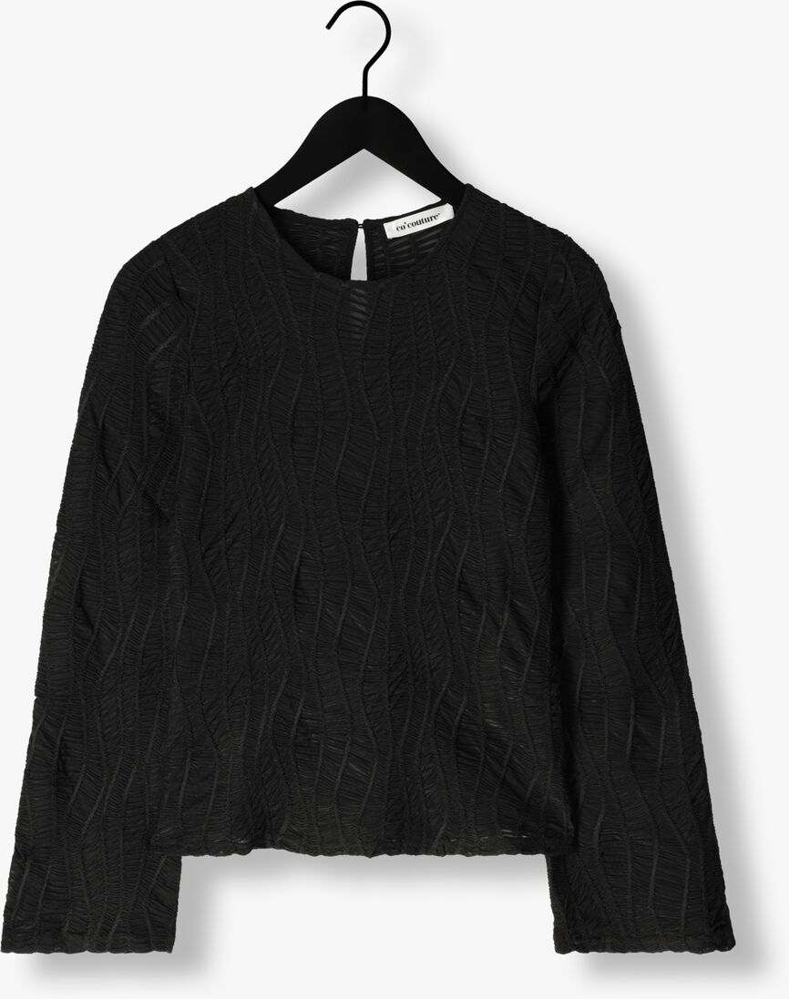 zwarte co'couture top freddie blouse