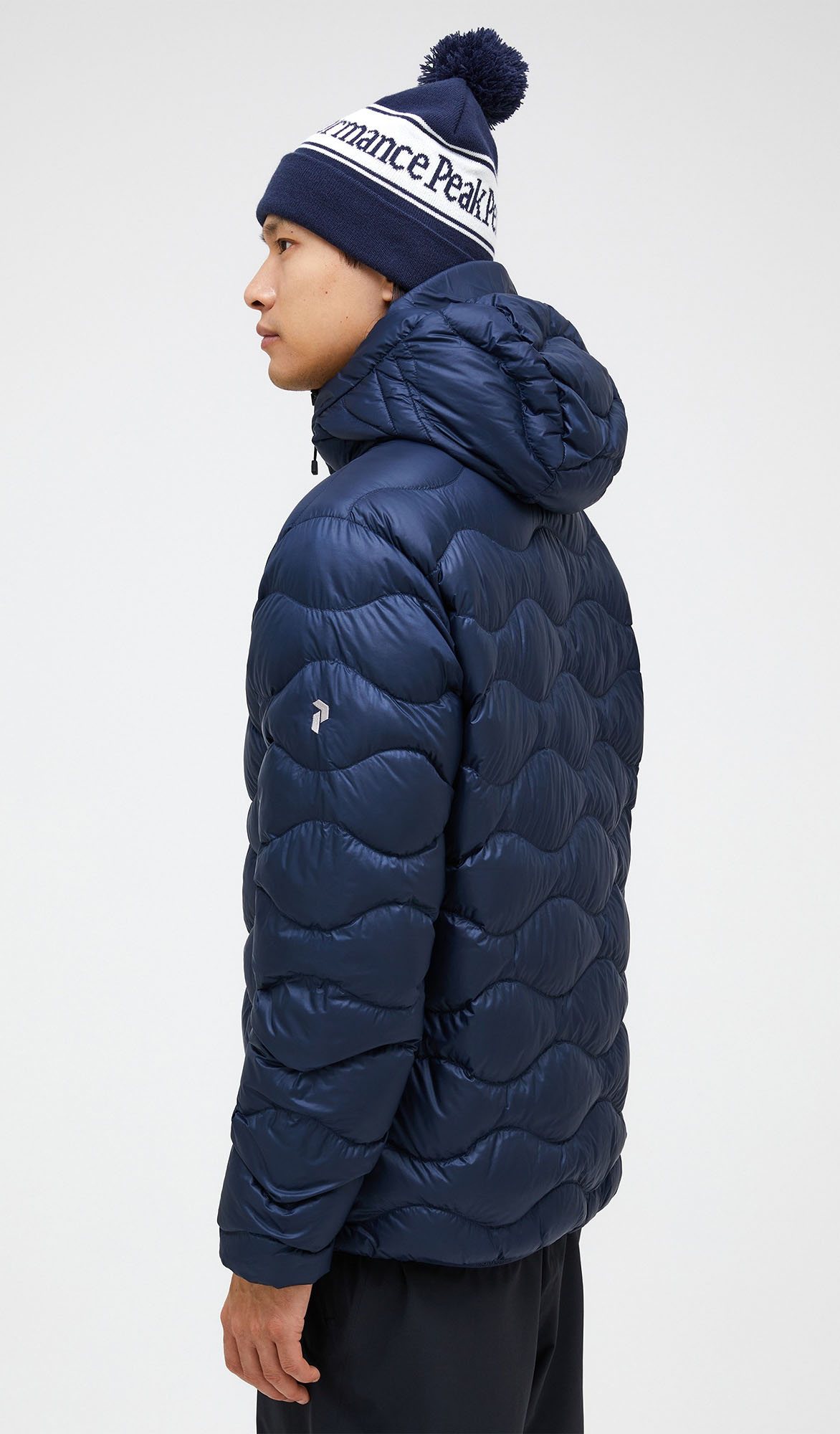Helium Down Hood Jacket Herre Blue Shadow
