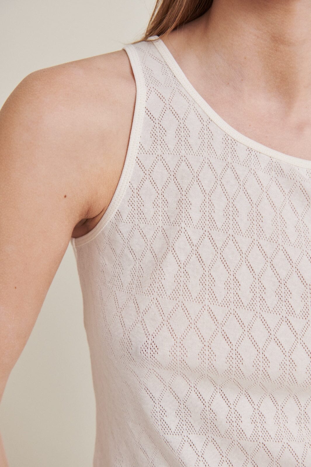 Basic Apparel Ana Tank Gots 600 white swan