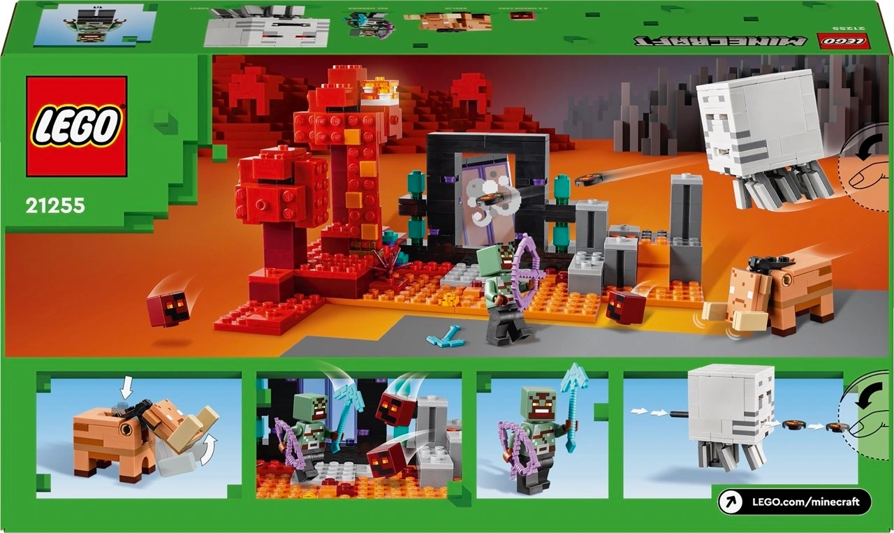 LEGO® Minecraft™ 21255 HINTERHALT AM NETHERPORTAL