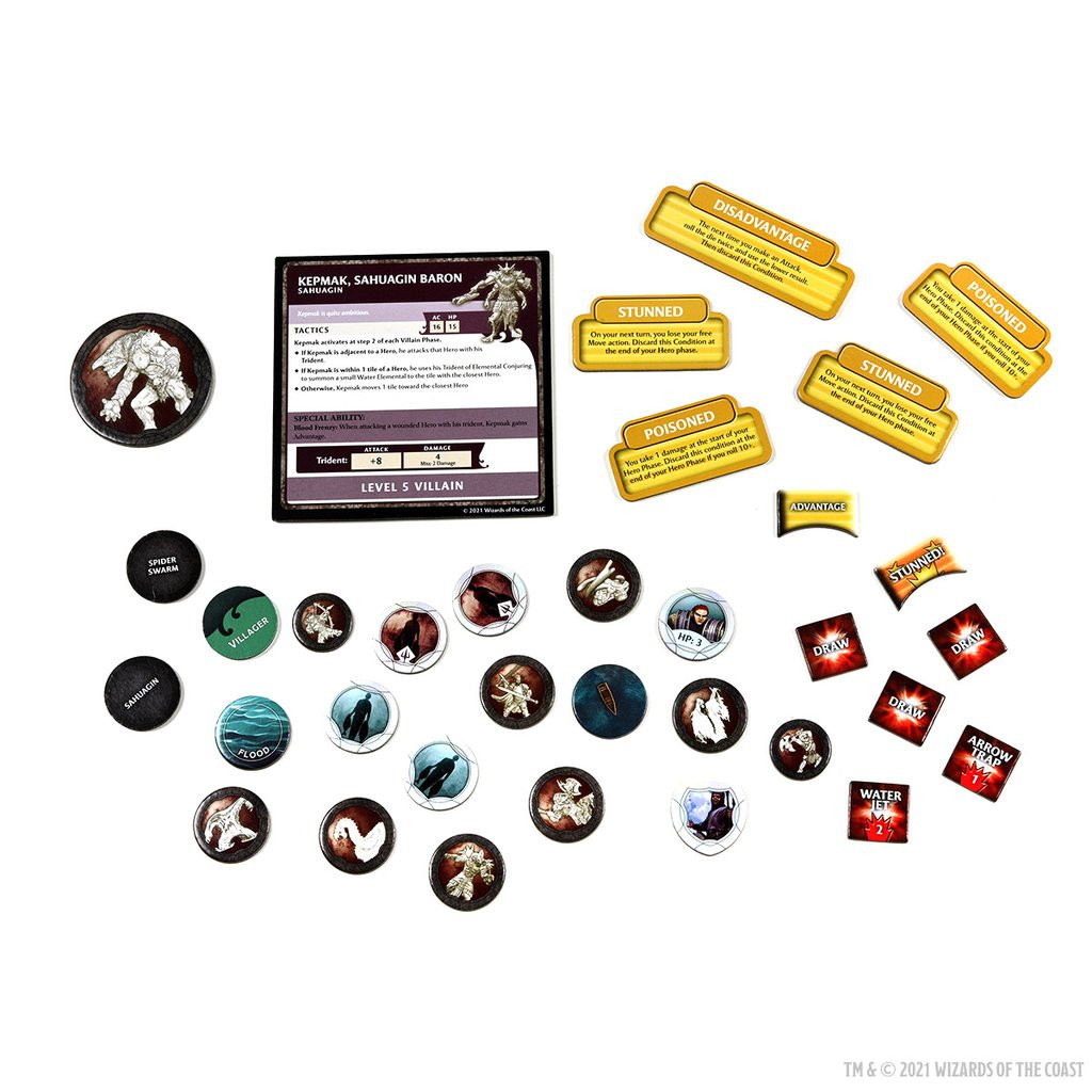 D&D: Ghosts of Saltmarsh Adventure System Board Game (Standard Edition)