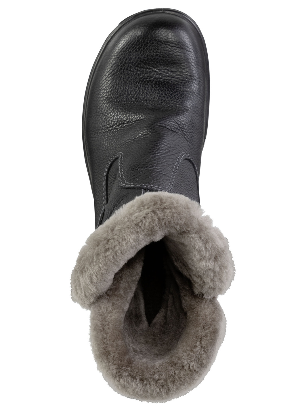 Stiefelette mit echtem Lammfellfutter