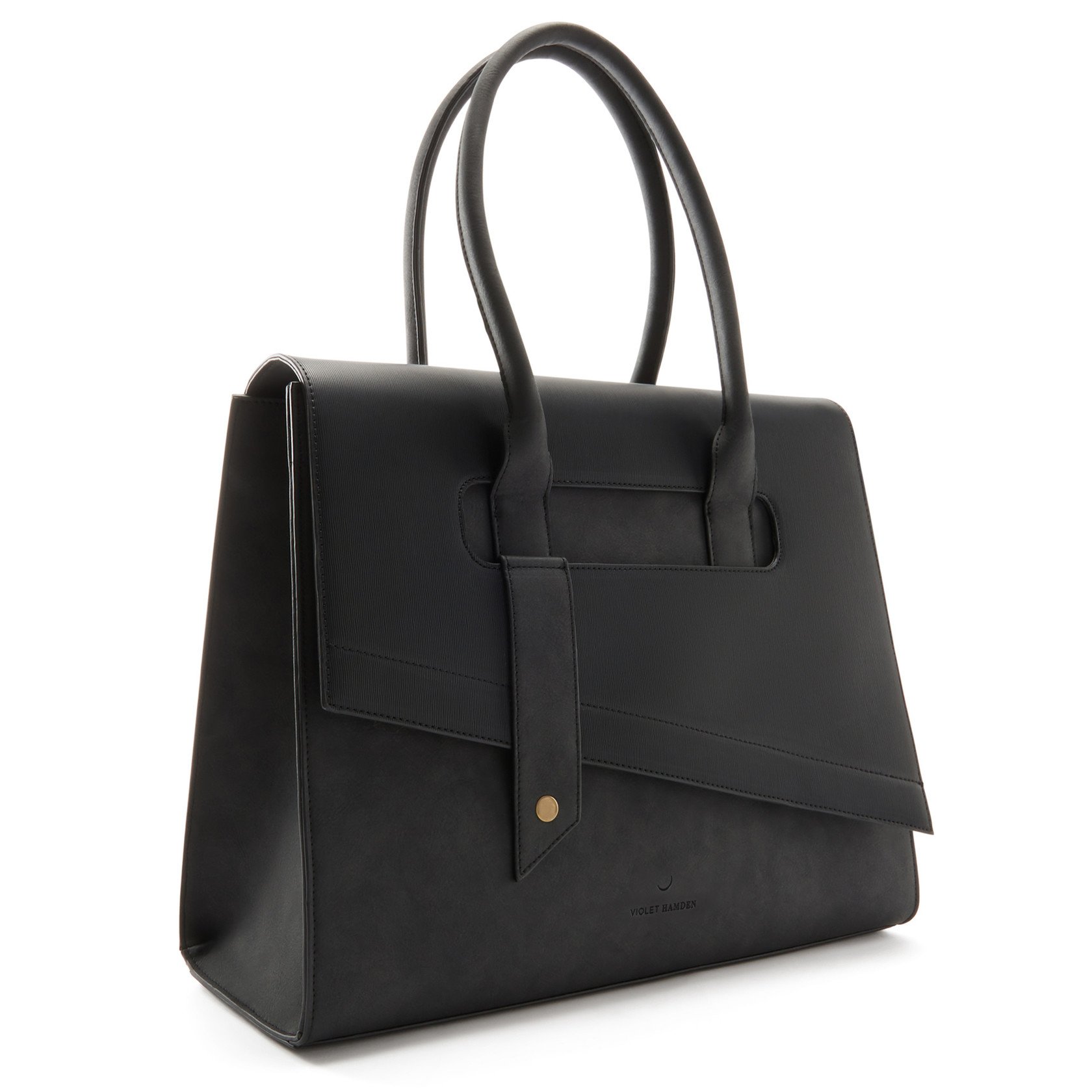 laptoptas, schoudertas, shopper Violet Hamden Violet Hamden Zwart